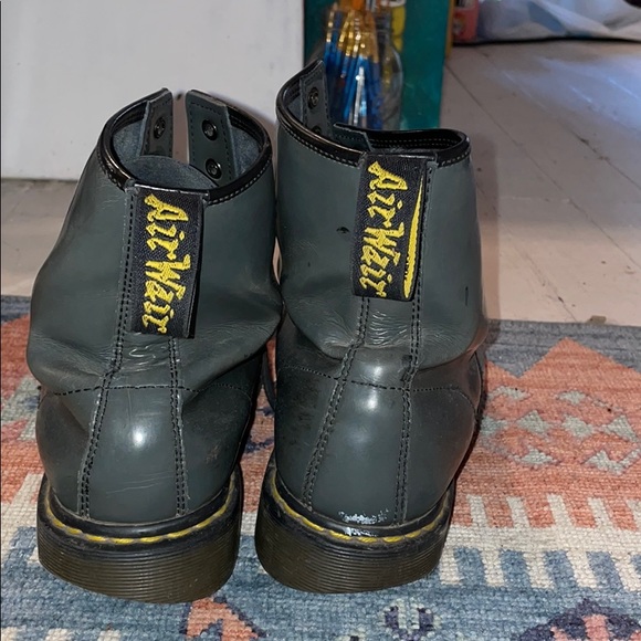 Unique Dark Grey Doc Martins - Picture 3 of 4